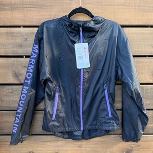 Marmot Womens Brooklyn Air Soft Shell LIghtweight Hooded Jacket Black Size Small